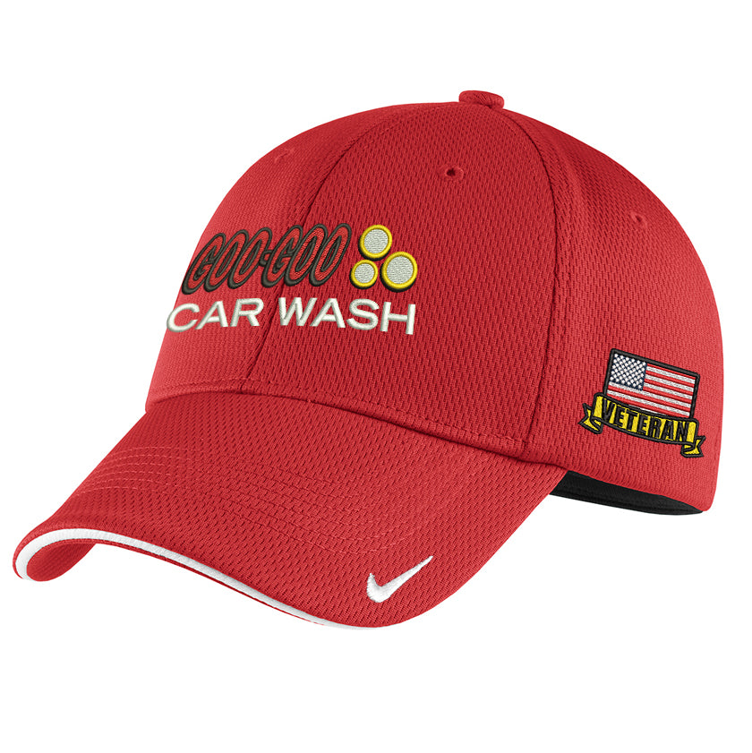 Goo-Goo Nike Dri Fit Swoosh Mesh Cap - Veterans