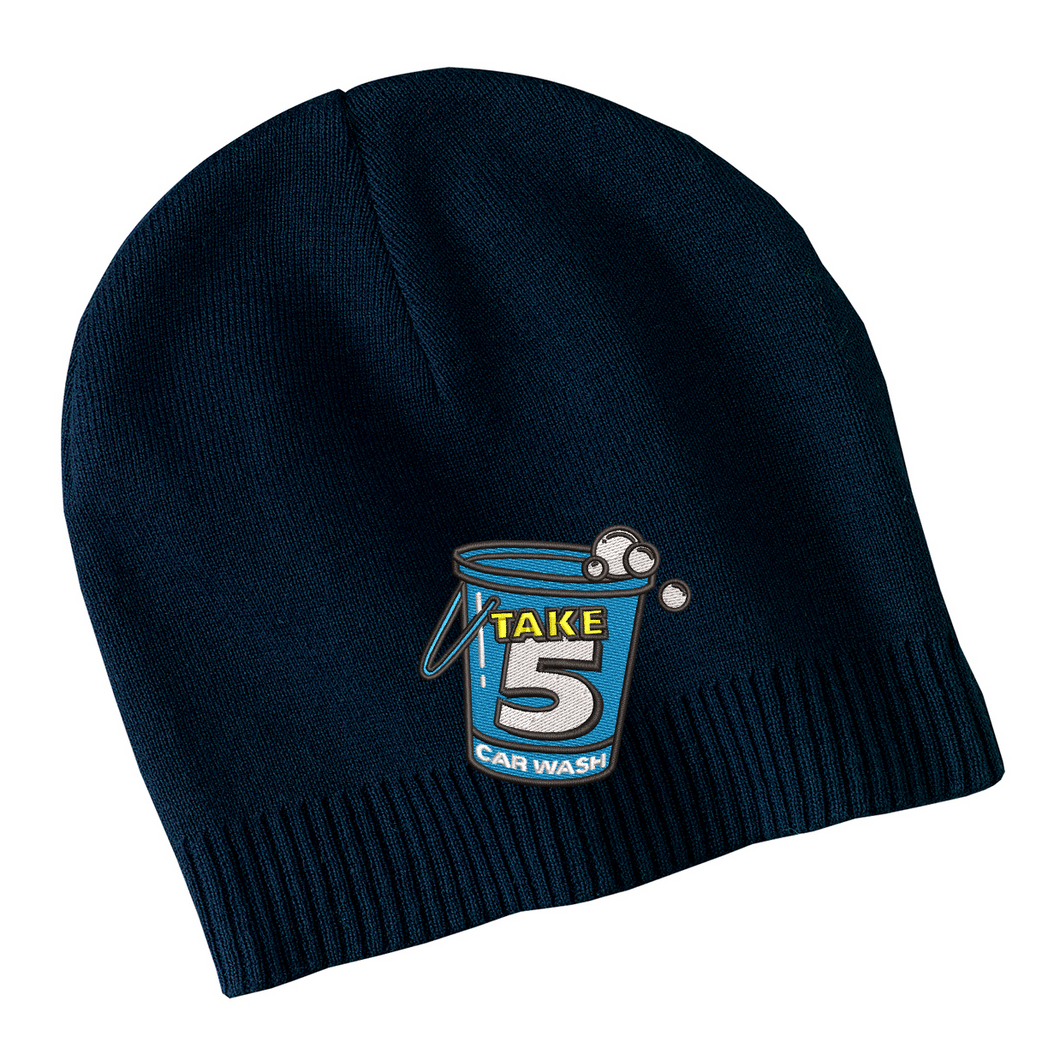 T5 Cotton Beanie - Navy
