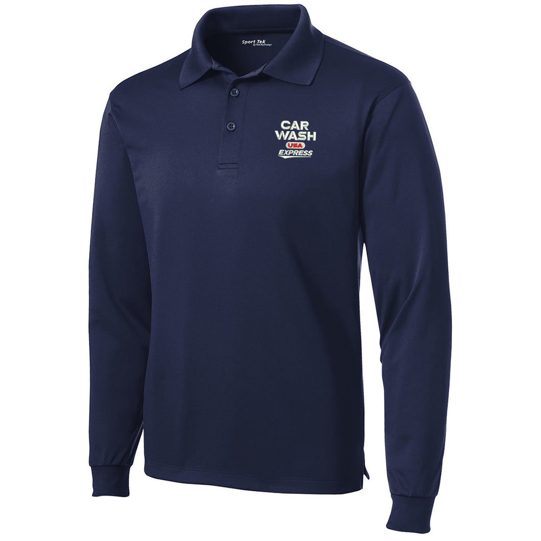 CWUSA Unisex Long Sleeve Polo - DMs