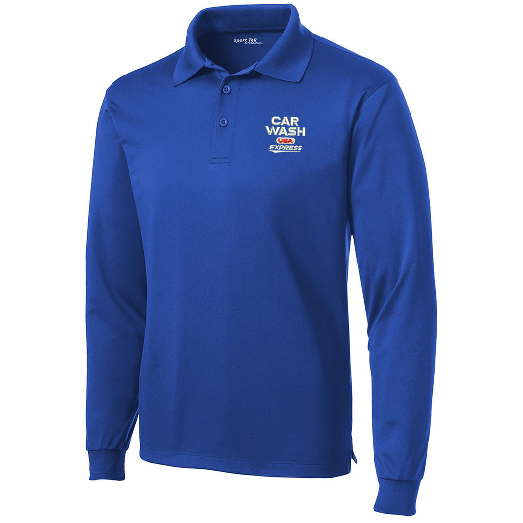 CWUSA Unisex Long Sleeve Polo - Site