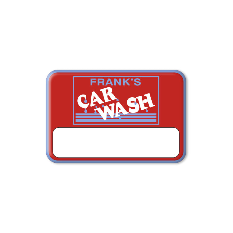 Frank's Car Wash Write-On Name Badge (100 pieces)